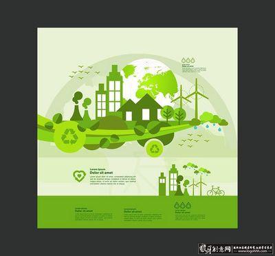 商務(wu)科技 環(huan)保(bao)廣(guang)告矢(shi)量(liang),可持(chi)續發(fa)展,綠色(se)生態(tai)能(neng)源,城市(shi)可回收利(li)用(yong)資源樹木風(feng)車煙筒,地(di)球環(huan)保(bao)科技